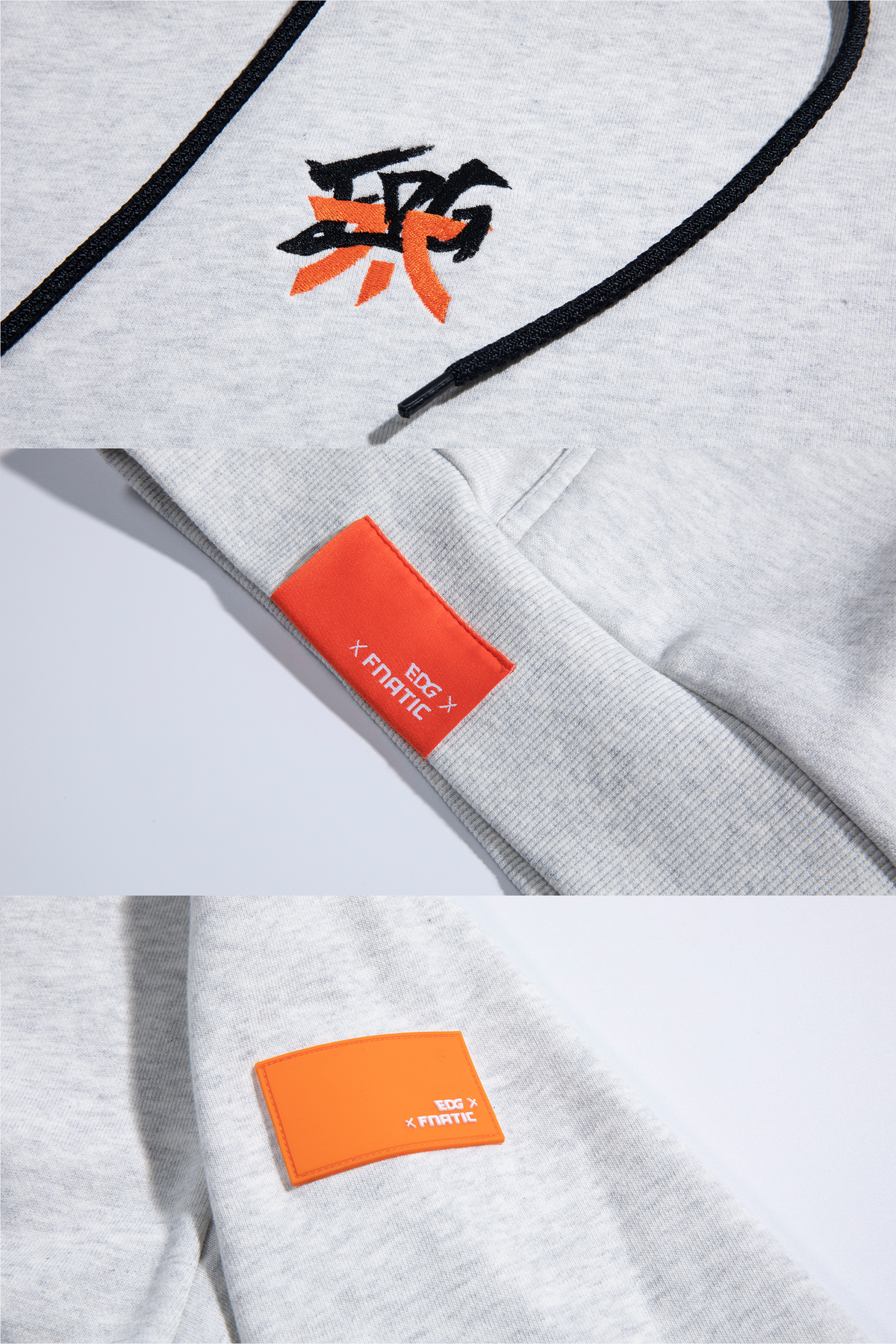 EDG x FNC Hoodie｜Gray